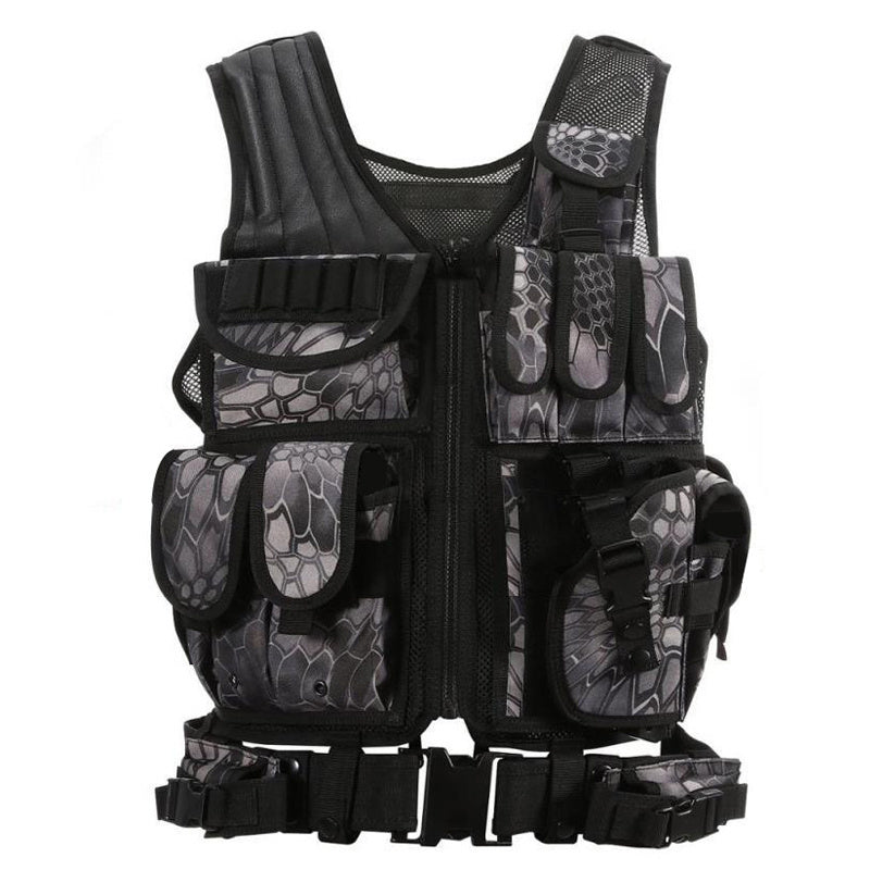 Tactical Military Combat Vest Molle Plate Carrier Airsoft Training Gear