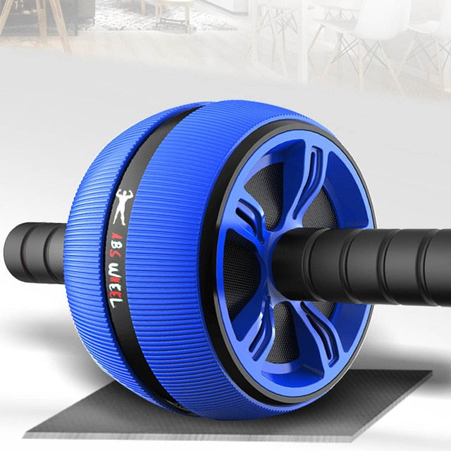 Silent TPR Ab Roller Wheel Core Trainer Home Gym Equipment