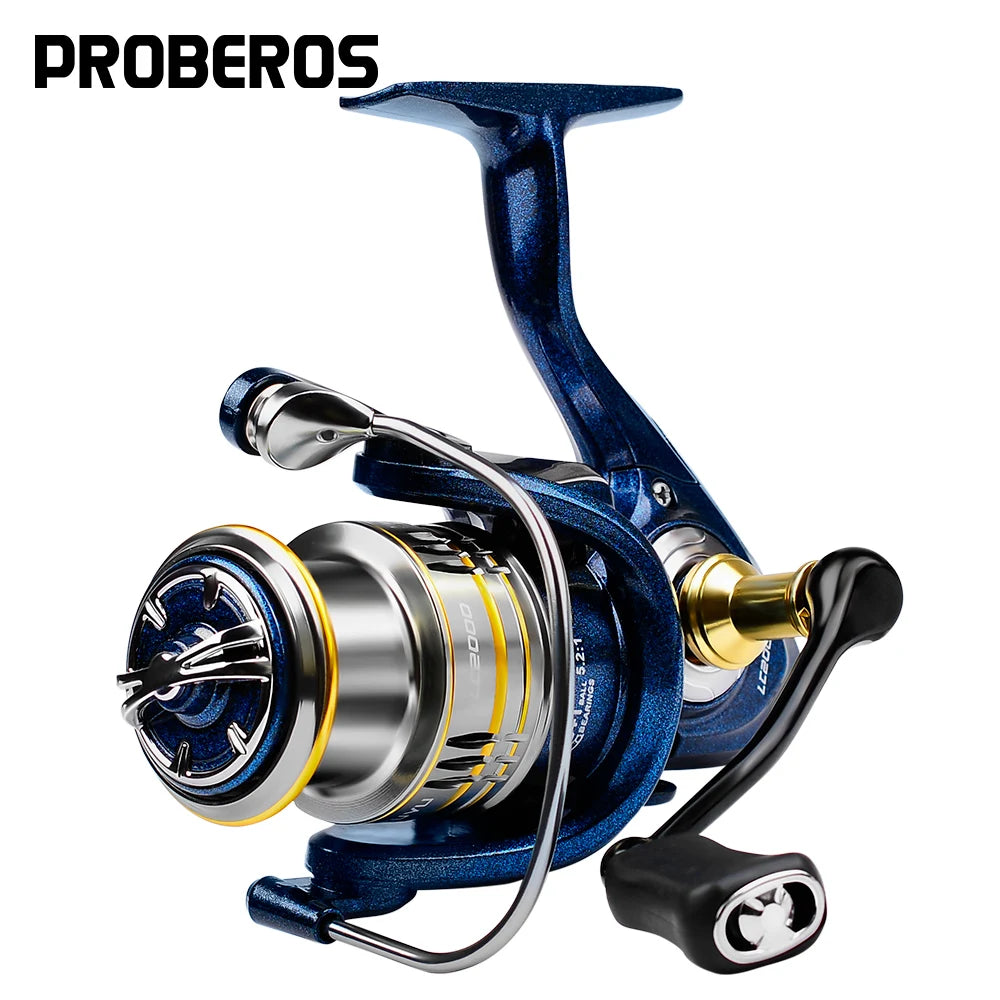 Metal Spinning Reel 5.2:1 Ratio Saltwater Boat Fishing Gear