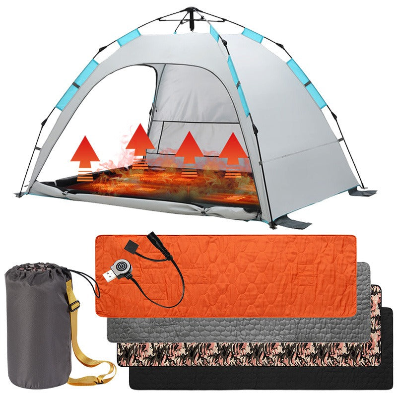 Smart Charging Heated Sleeping Pad Portable Outdoor Camping Thermal Mat