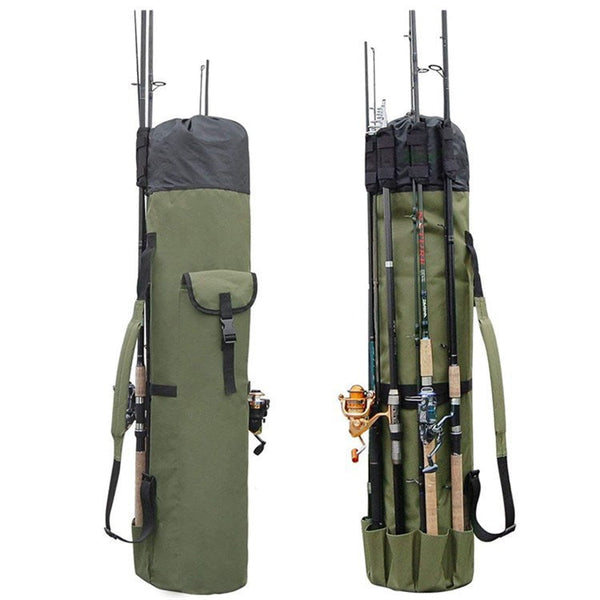 Cylinder Outdoor Fishing Bag Multifunctional Rod Storage Sea Fishing Gear