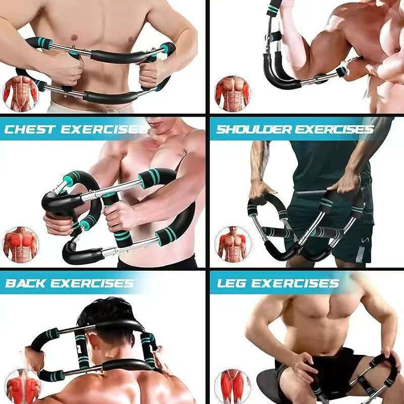 Adjustable Arm Strength Trainer U Shaped Chest Muscle Fitness Device