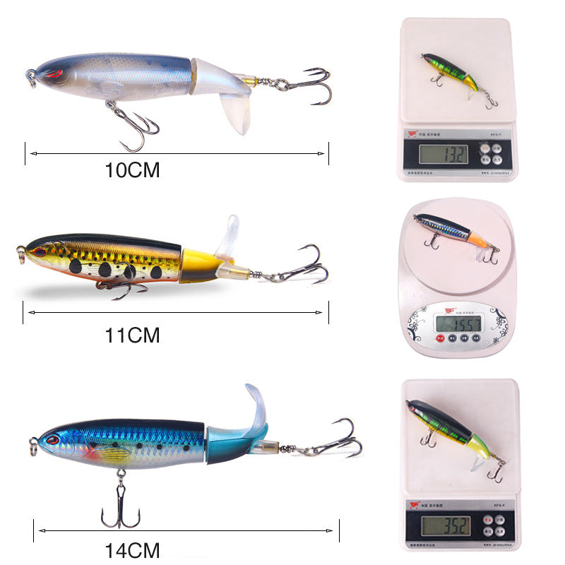Propeller Bait 15g Floating Pencil Lure Wave Climbing Fishing