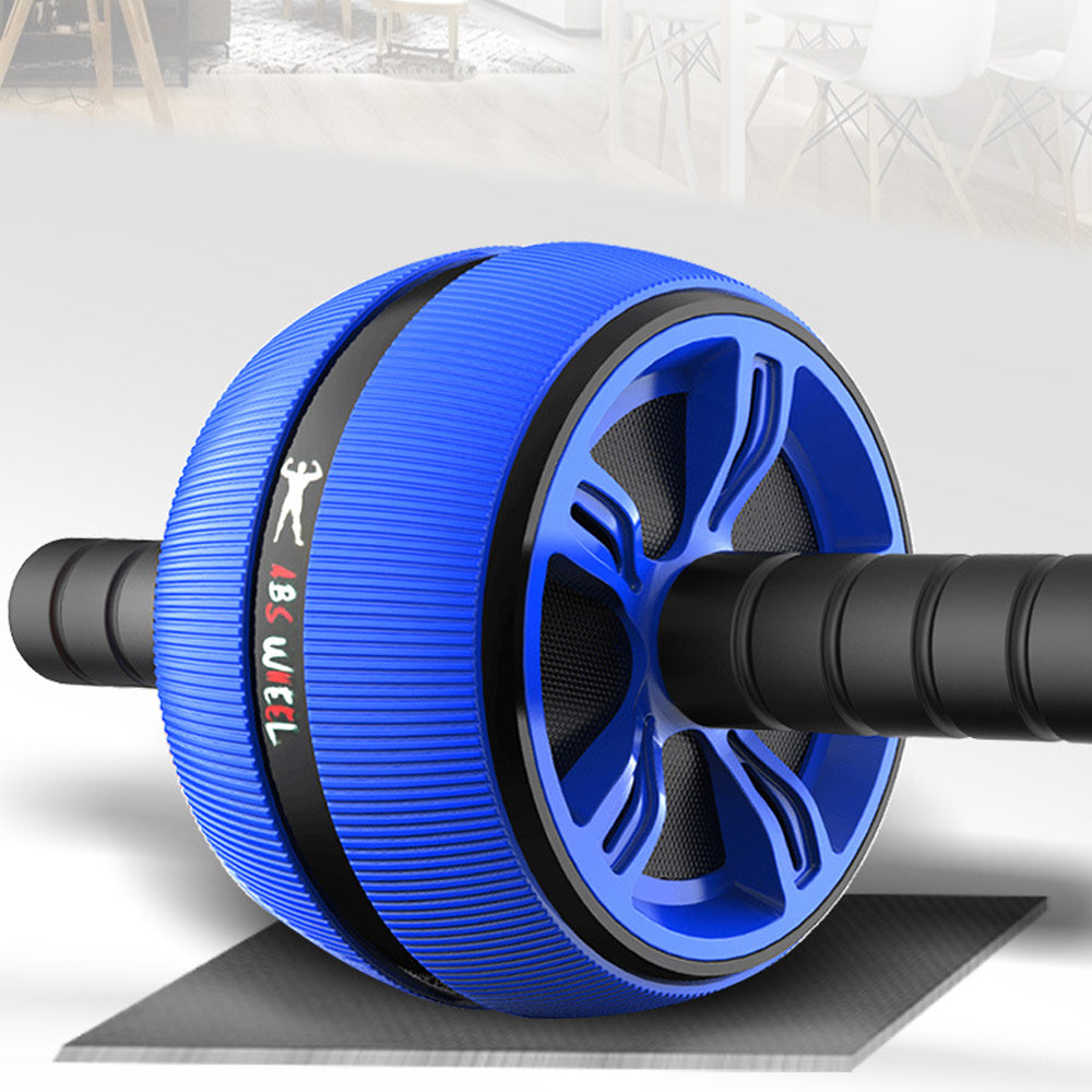 Silent TPR Ab Roller Wheel Core Trainer Home Gym Equipment