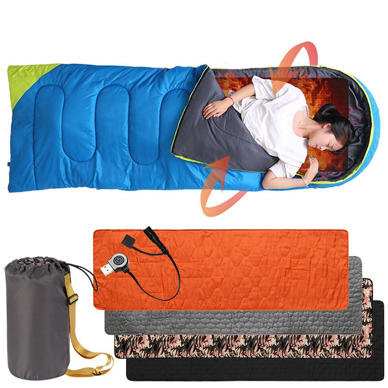 Smart Charging Heated Sleeping Pad Portable Outdoor Camping Thermal Mat