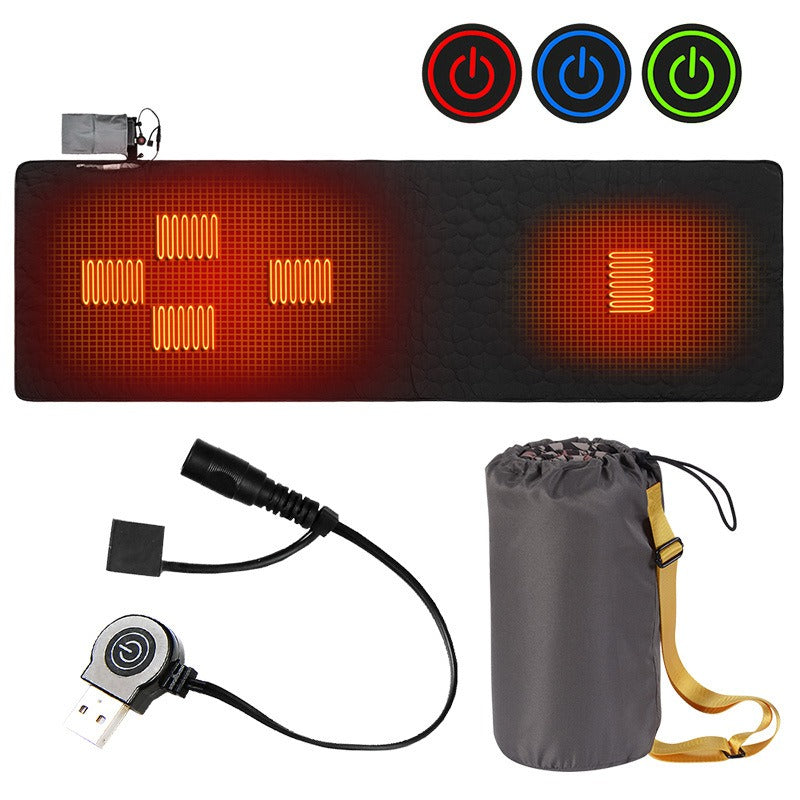 Smart Charging Heated Sleeping Pad Portable Outdoor Camping Thermal Mat