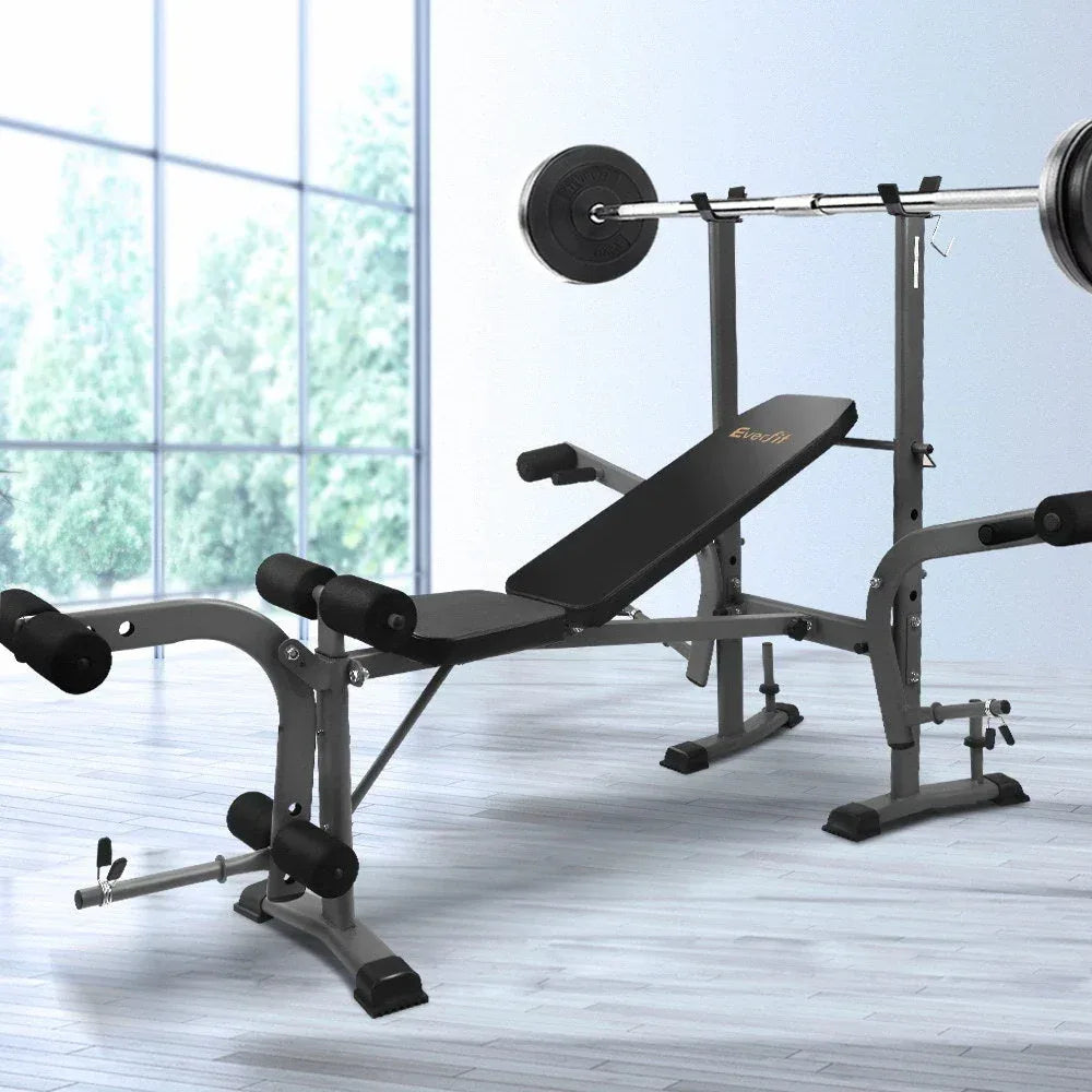 Multi Station Weight Bench Press Fitness Weights Equipment