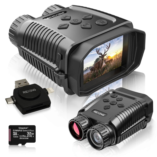 B1 Mini 1080p Night Vision Digital Binoculars Infrared Hunting Gear