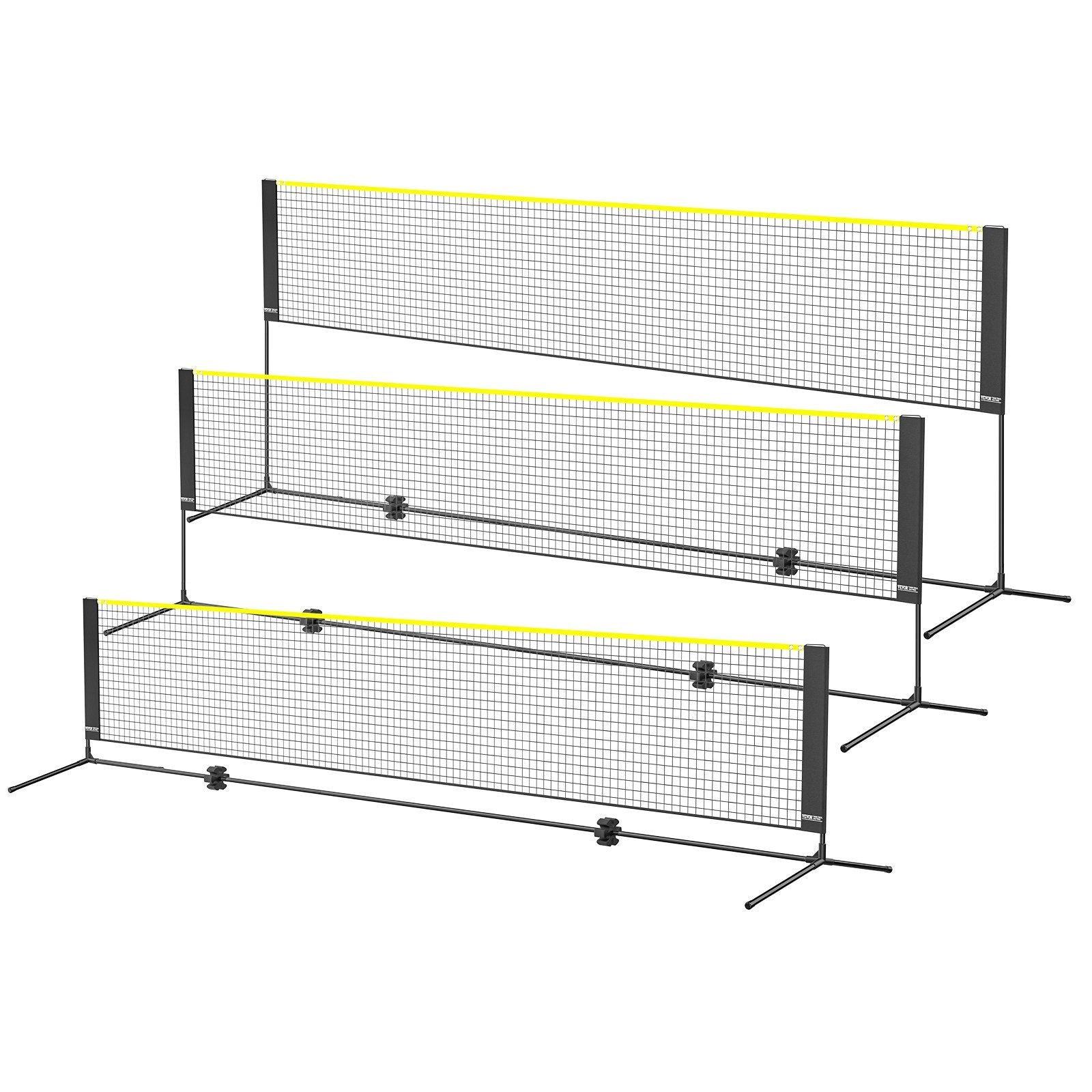 Adjustable Sports Net Set Portable Badminton Volleyball Pickleball Tennis